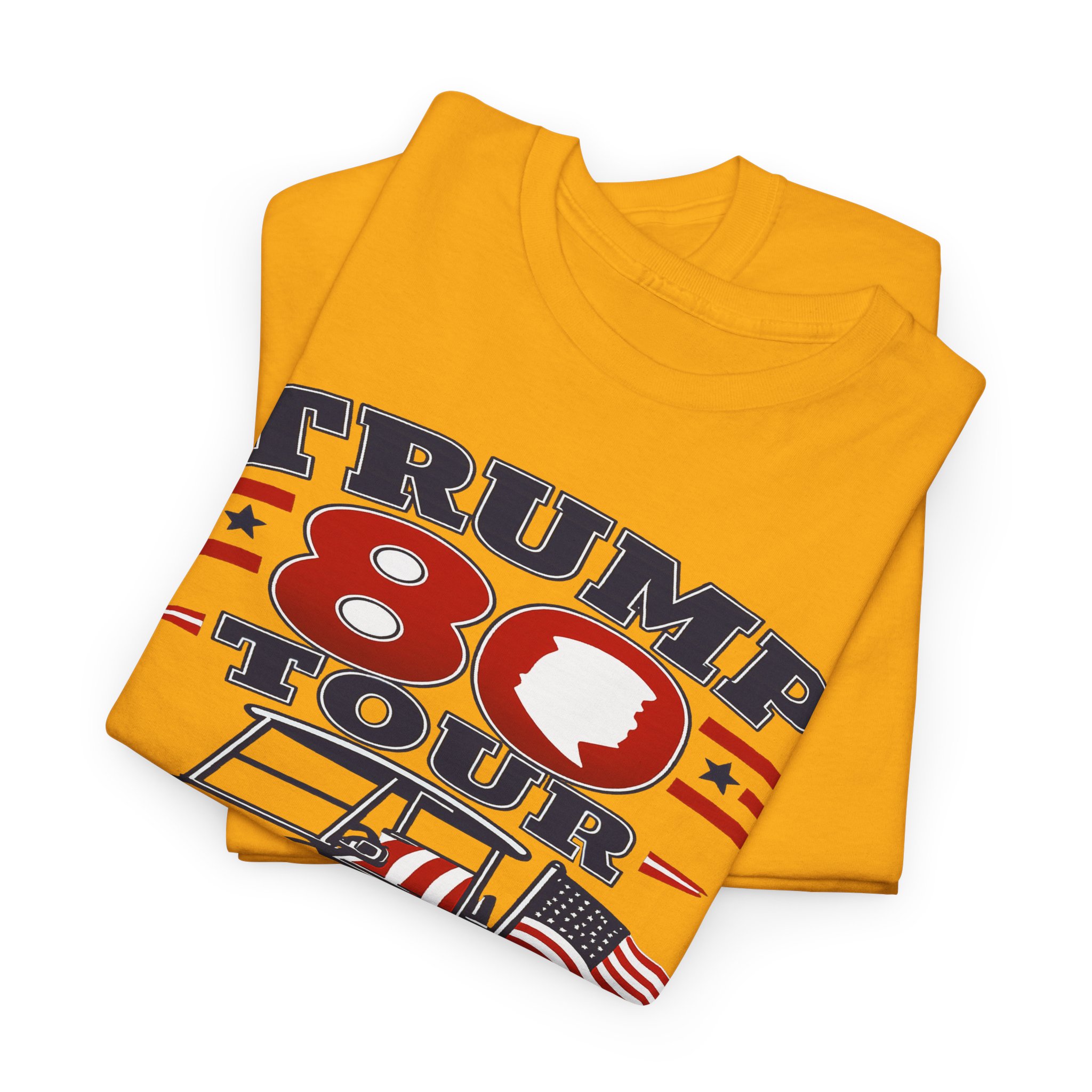 ⛳ Golf Cart Parade June 14, 2026 | TRUMP 80 | The Villages Florida Patriotic T-Shirt | Red White & Blue Retirement Party Tee 🎆 FREE SHIPPING.... - Image 8