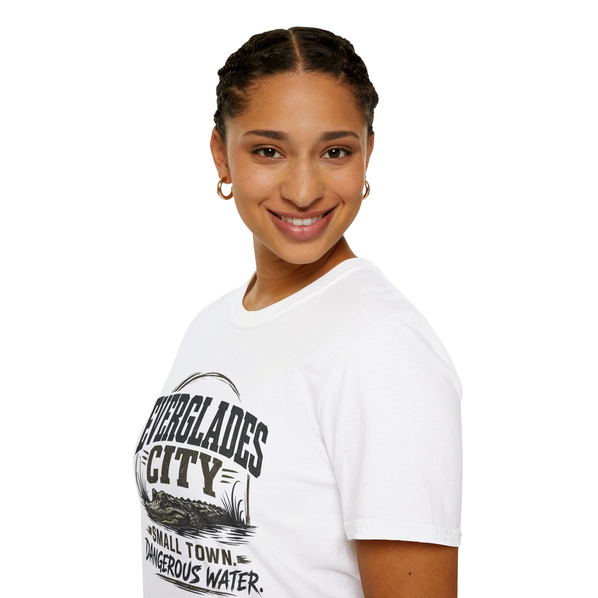 Everglades City “Dangerous Water” Tee 🐊🔥| Everglades City, Florida | SassyUSA | - Image 3