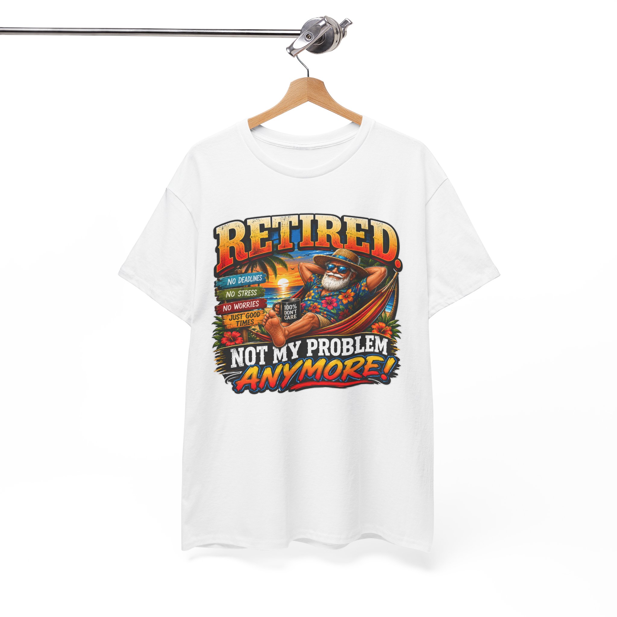 Retired. Not My Problem Anymore™ | Funny Retirement T-Shirt | SassyUSA Exclusive - Image 5